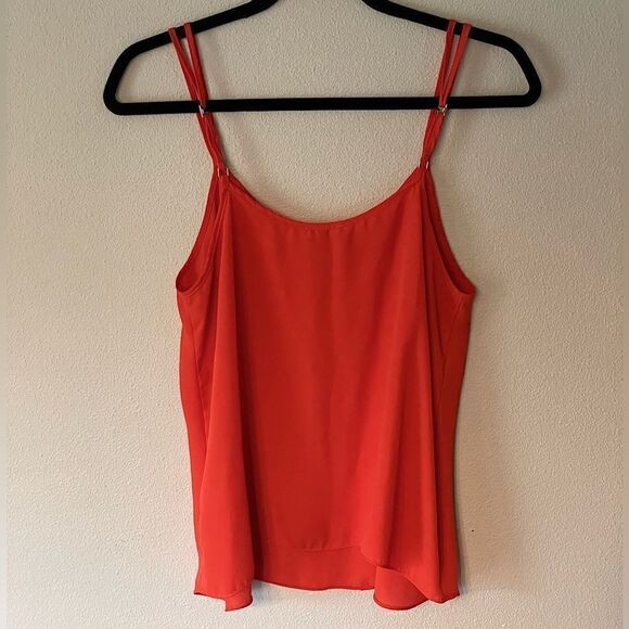 River Island, Orange, Flowy, Strappy, Tank. Size 8. - Picture 2 of 4